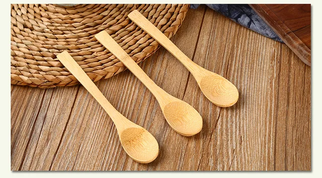 50 Mini Cucchiai In Legno Per Condimenti - Naturali E Ecologici Per Cucina E Casa - Foto 6