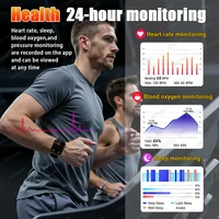 Nouvelle montre connectée militaire 2026 avec GPS double bande, boussole, étanchéité IP68K, appels Bluetooth, moniteur de fréquence cardiaque, montre de sport intelligente pour iOS et Android 3