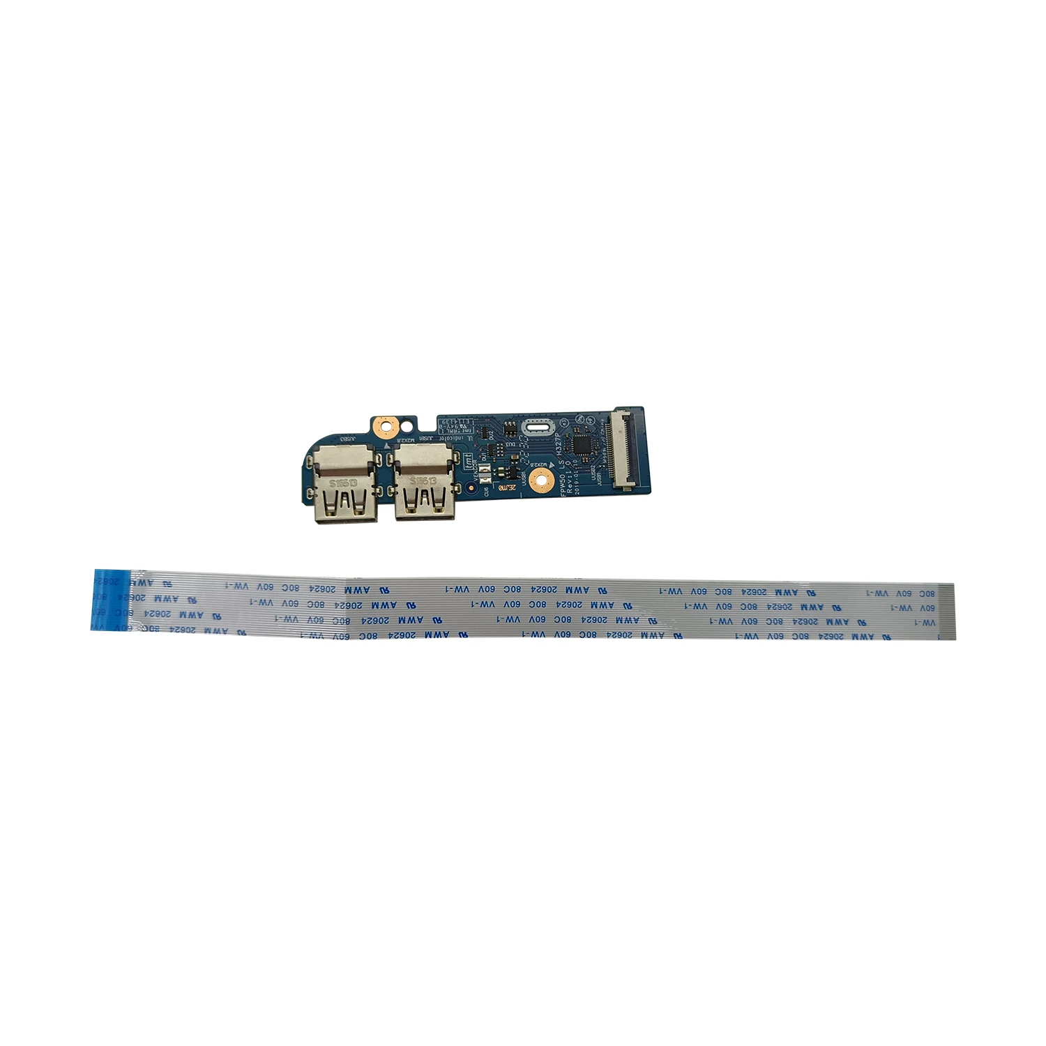 

Computer Repair Notebook USB Audio Board Card for H 15-DW 15-DW0043DX L52039-001 LS-H327P USB Port Daughther Board with Cable