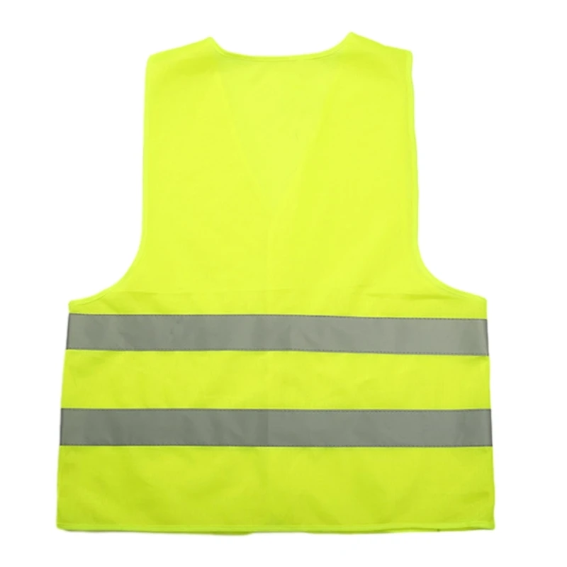 High Visibility Vest Workers Safety Vest Yellow Universal Mesh F19A