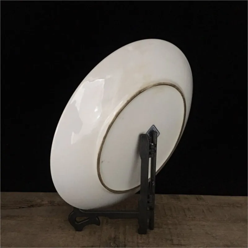 Blue And White Porcelain Pine Crane Porcelain Plate Antique Porcelain Feng Shui Home Decoration Decorative Plate Ornament ZF276 6