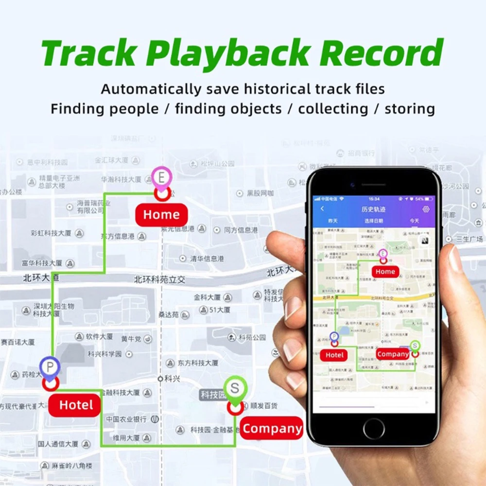 GPS GF22 Mini Personal Portable 4G Locator Anti-loss Carmatic Alarm Motorcycle GPS Car Anti-loss Precision Locator Auto Tool