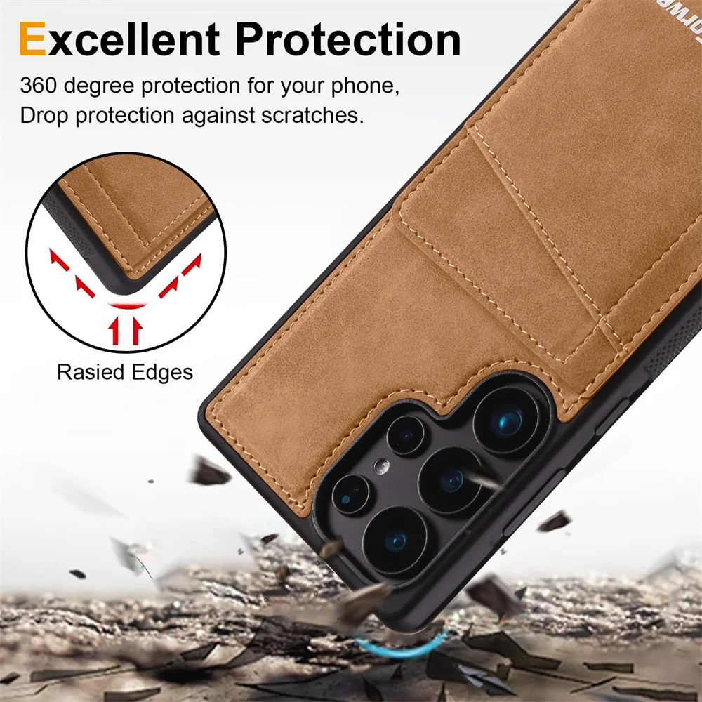 Luxurious Card Holder Phone Case Cover