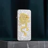 ZORRO Kerosene Lighter Ultra-thin Carving Craft Grinding Wheel Pure Copper Men's Lighter Gift 5