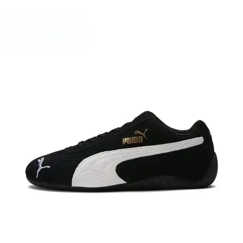 Puma Speedcat Anti-Slip Hard-Wearing Men Women Running Shoes Comfortable Retro Black Sneakers 398846-01