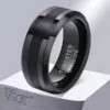 Anillo de Boda para Hombre en Carburo de Tungsteno (6mm) - Acabado Mate
