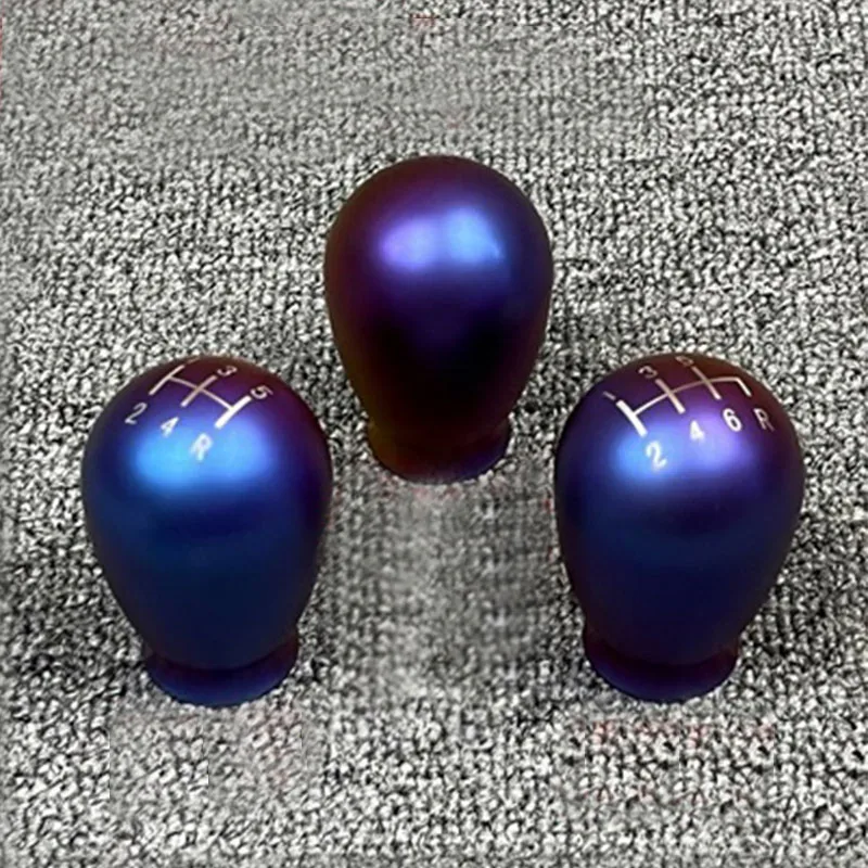 NewTitanium56SpeedManualGearShiftKnobForHondaCivicTYPER