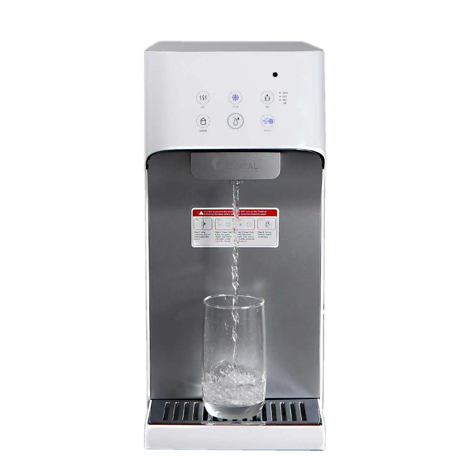 

Most popular modern mini POU desktop hot and cold UF filter system water dispenser