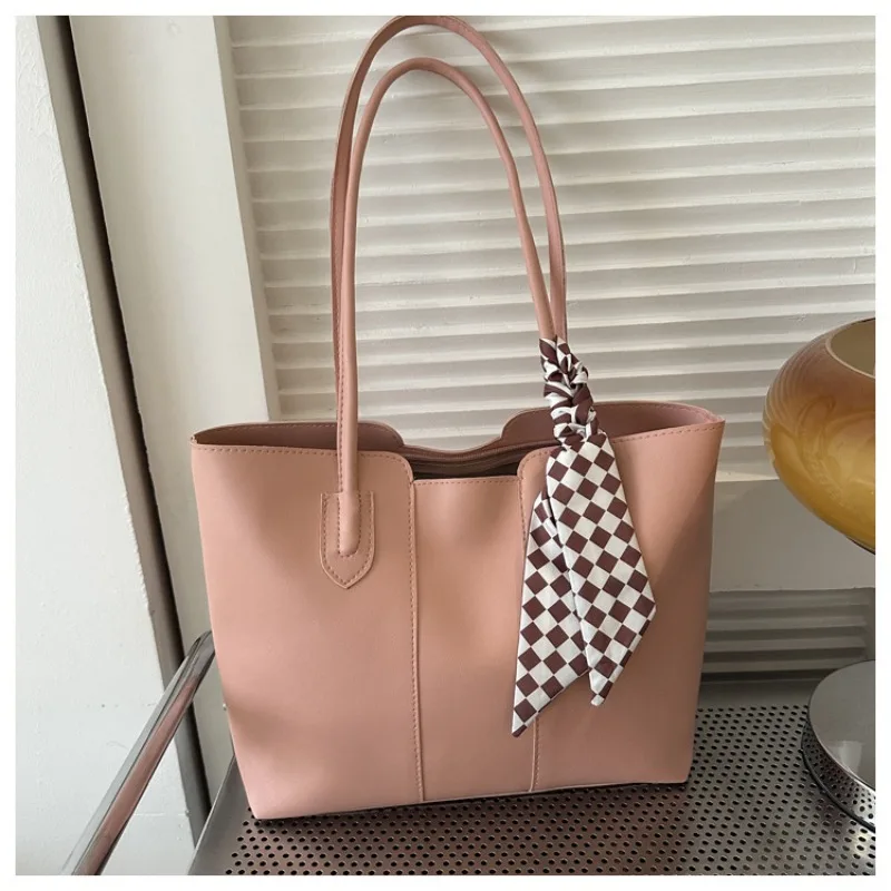 Large Capacity Commuting Women's Bags Autumn Simple Versatile Tote HandBag High Quality Soft Fashion Shoulder Bag Bolsos Mujer