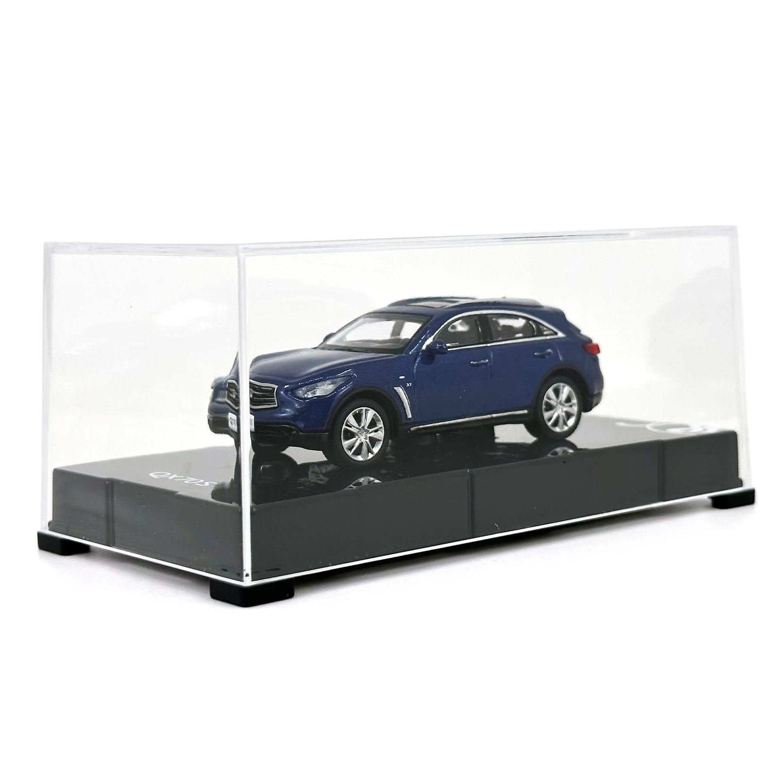 파우디 1:64 스케일 인피니티 QX70S 2012 메탈 자동차 모델 1/64 다이캐스트 미니어처 스태틱 인피니티 QX70S 자동차 장난감 모델 남성용 선물