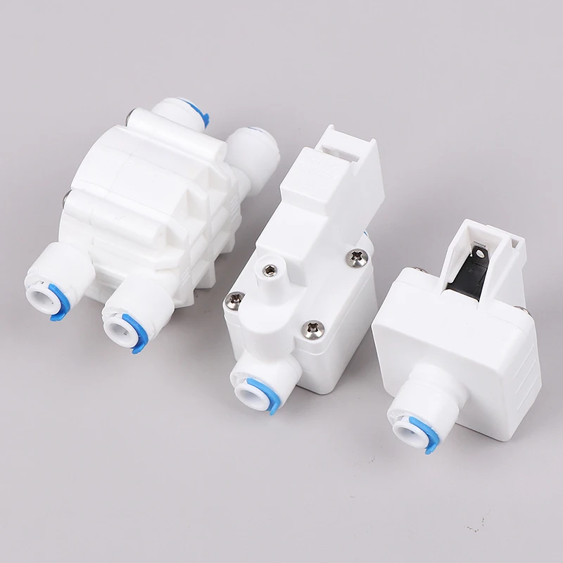 RO Water Tank High / Low Pressure Switch Normally Closed / Open 1/4" OD Hose Connection For Reverse Osmosis System Pump Motor
