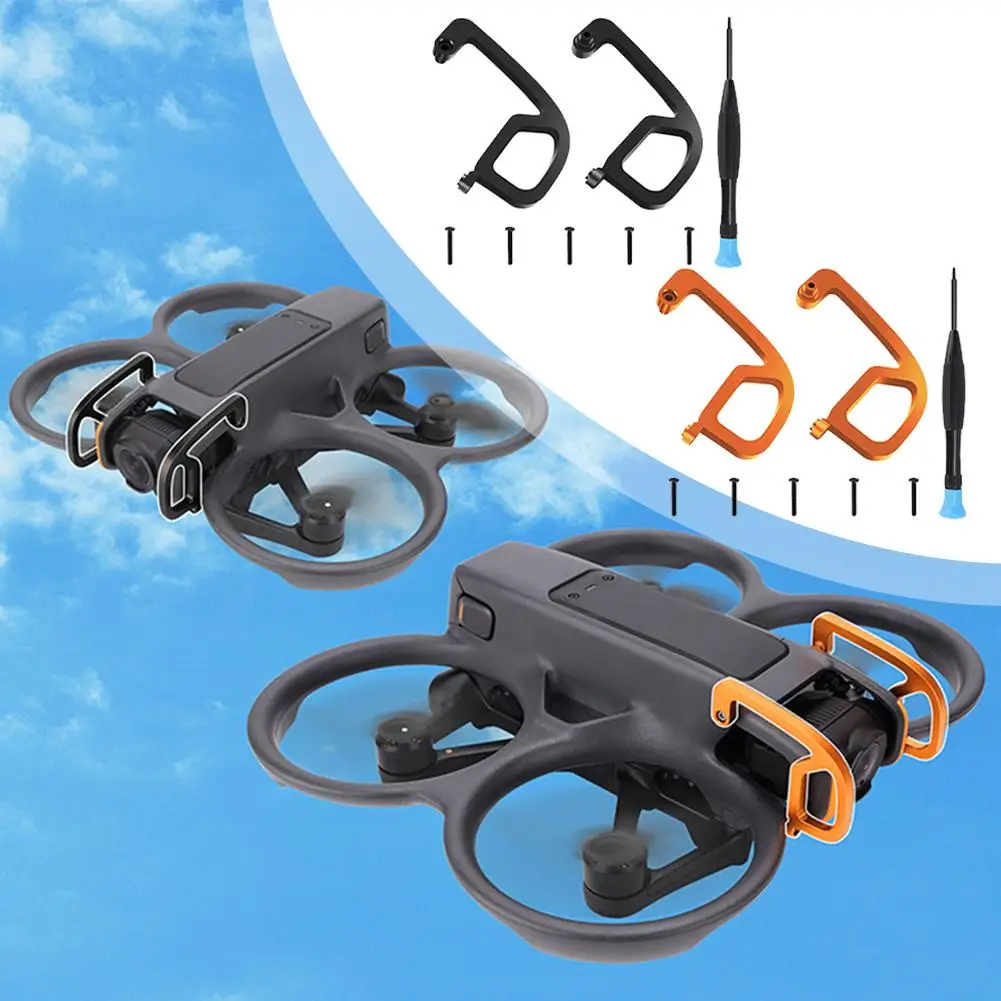 Vue de côté de la barre de protection pour DJI Avata 2, en alliage d'aluminium, avec un design robuste pour éviter les collisions.
