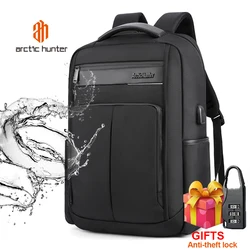 Arctic Hunter 2023 Durable Casual Large Capacity Travel Anti-Theft Laptop Backpack with USB Charging Port Laptop Bag Unisex
