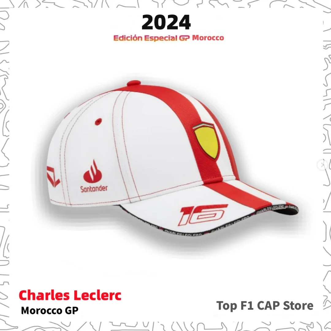 Бейсболка Scuderia SF Team CHARLES 0, 55 Leica Кепка GP Формула 1, головные уборы F1, Монако, специальный выпуск, Чарльз помидоров