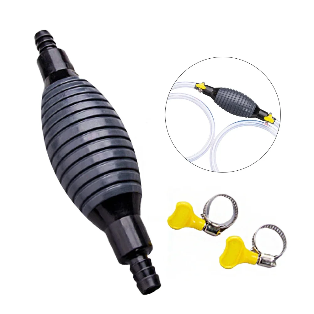 Universal Hand Gas Oil Pump Car Fuel Pump Manual Suction Pipe Pumping for Boat Liquid Petrol Tuning Fuel Gasoline Diesel