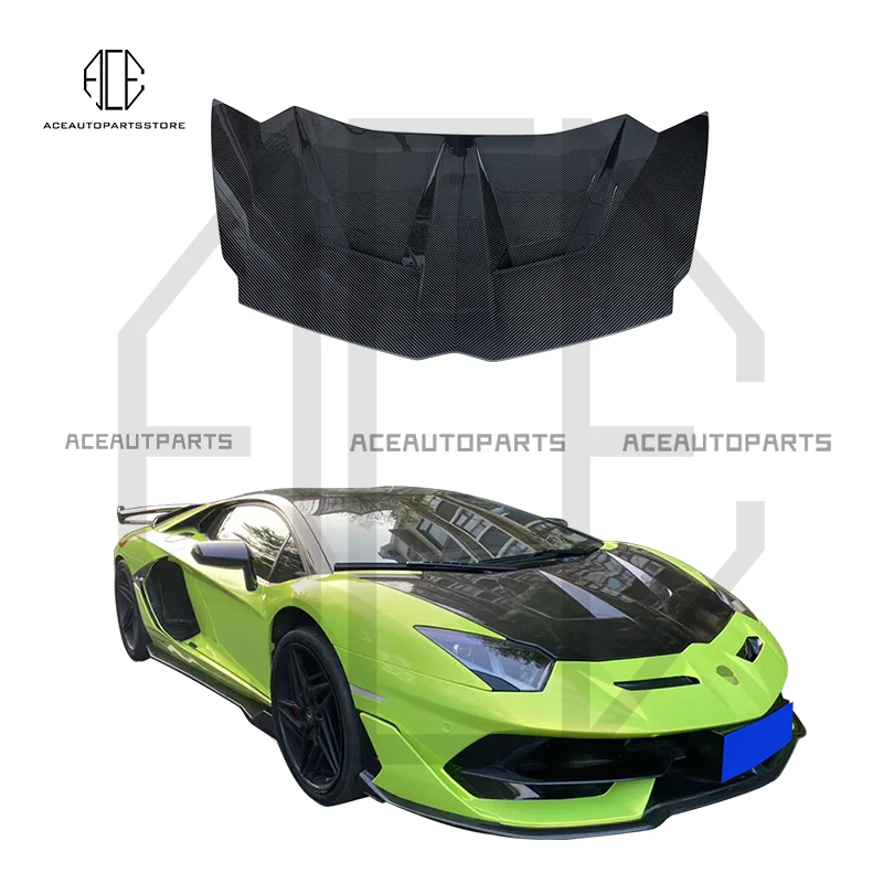 Hood for Aventador s LP740 SVR carbon fiber bonnet for Lamborghini LP700  720 front hood trunk lid cover body kit