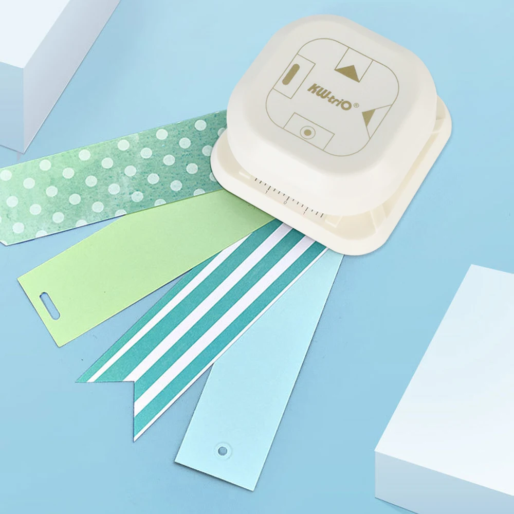Paper Cutter 4 in 1 Paper Cutter Tag Punch Corner Rounder Cutter Paper Label Punch Scrapbooking Card DIY Card Photo Making Supplies