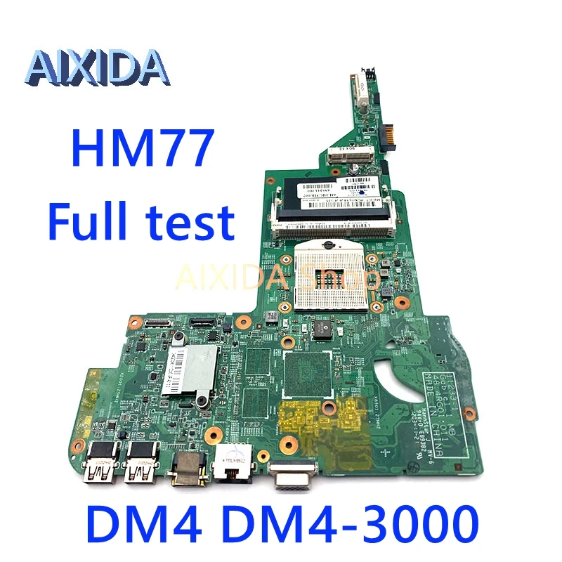 

AIXIDA 681853-001 681853-501 11233-1 48.4RG01.011 For HP Pavilion DM4 DM4-3000 Laptop Motherboard DDR3 HM77 PGA989 main board
