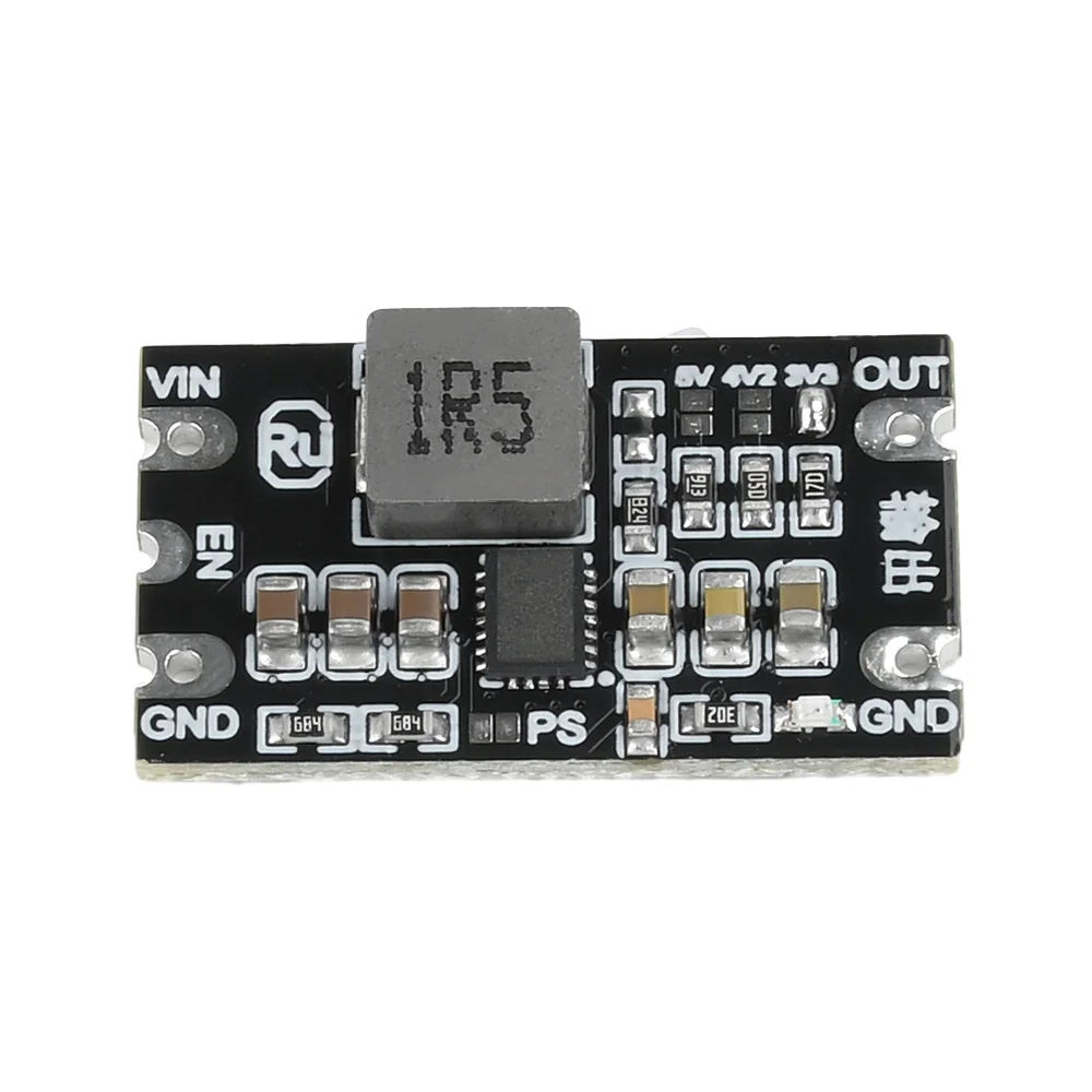 DC-DC-Buck-Boost-Modul 1,8–5,5 V bis 3,3 V, 4,2 V, 5 V, 3 A, einstellbarer Ausgang, geringe Welligkeit, Boost-Buck-Konstantspannungsmodul – Detail 8