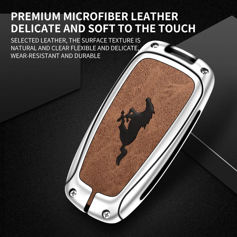 Zinc Alloy Car Remote Smart Key Case Cover key case cover car key shell For Ford Mustang Explorer Edge Fusion Mondeo F150 F250 F350 F450 F550
