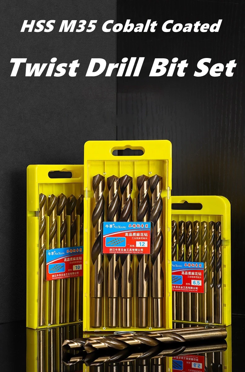1mm-14mm 1pc/10pcs Kobalt Bohrer Bits Für Metall Holzbearbeitung M43 HSS Co Stahl gerade Schaft 1-13mm Tw-d Bohrer Metallbearbeitung – Detail 1