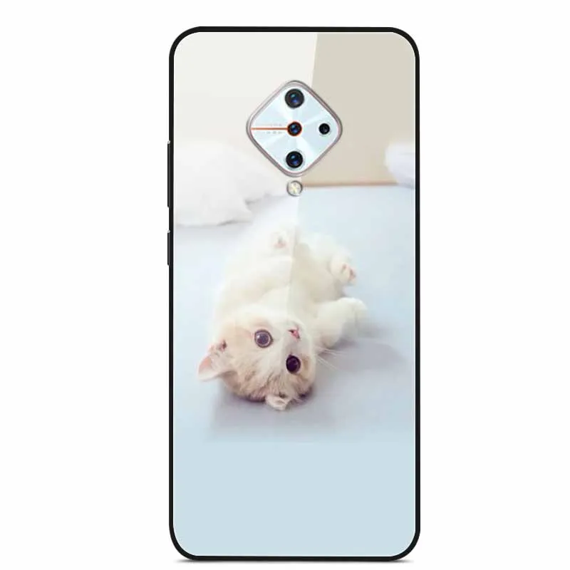 Premium Tempered Glass Back Case with Soft Bumper
