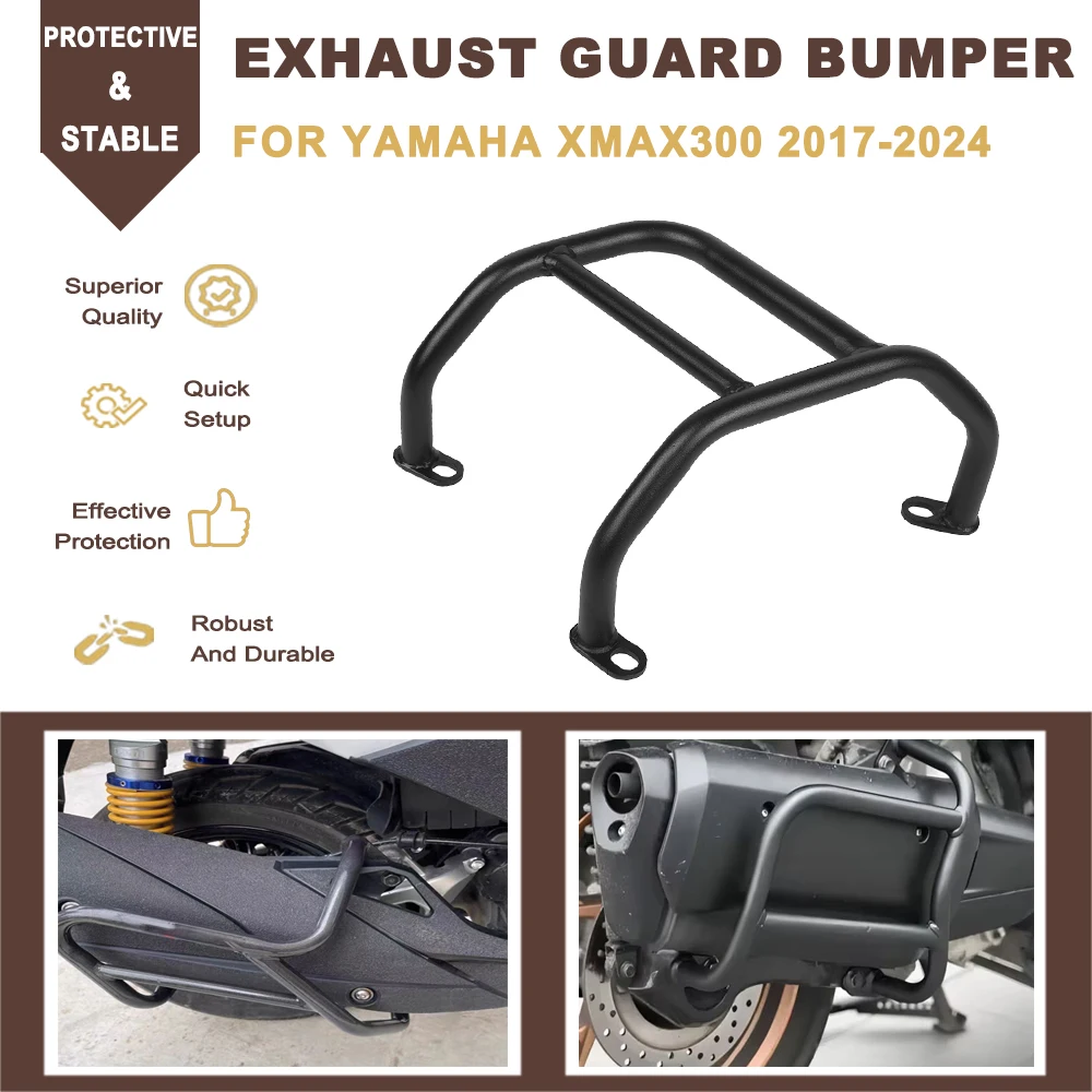For Yamaha XMAX X-MAX 300 XMAX300 2017-2024 Motorcycle Exhaust Guard ...