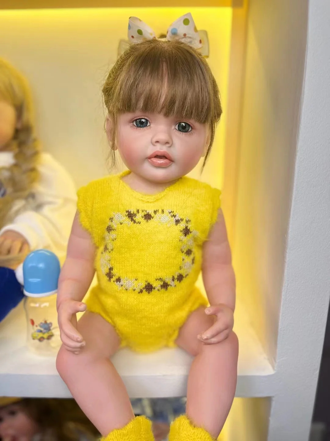 

55CM Reborn Dolls Betty Handmade Rooted Hair Muñecas Reborn Full Soft Vinyl Lifelike Lovely Bebe Reborn