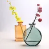 Tabletop Creative Unique Mini Pot Decorative Flower Bottle Glass Vase Home Wedding Nordic Decoration 5