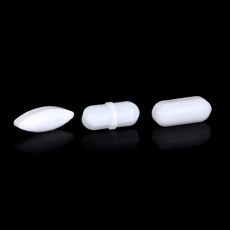 Polyethylene PTFE magnetic stirrer olive shaped C model Specification 2 10pcs