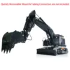 LESU 1/14 Aoue Et35 Hydraulic RC Excavator Pl18Ev Radio Control Truck RTR Model ​Light ​Servo Motor ESC Toys Gifts Thzh1401-Smt3 5