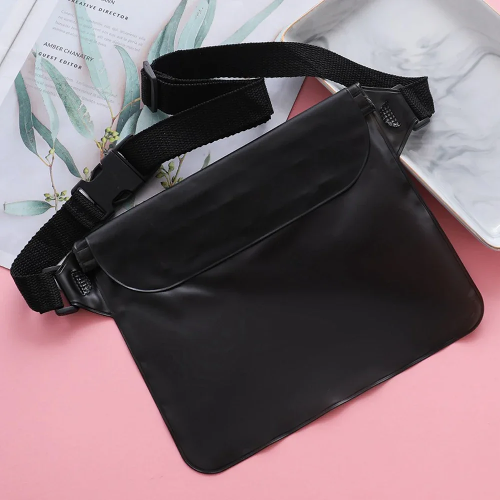 Waterproof Bag Lightweight Waist Bag Large Capacity PVC Fanny Pack Multifunction Swimming for Drifting Boating Kayaking