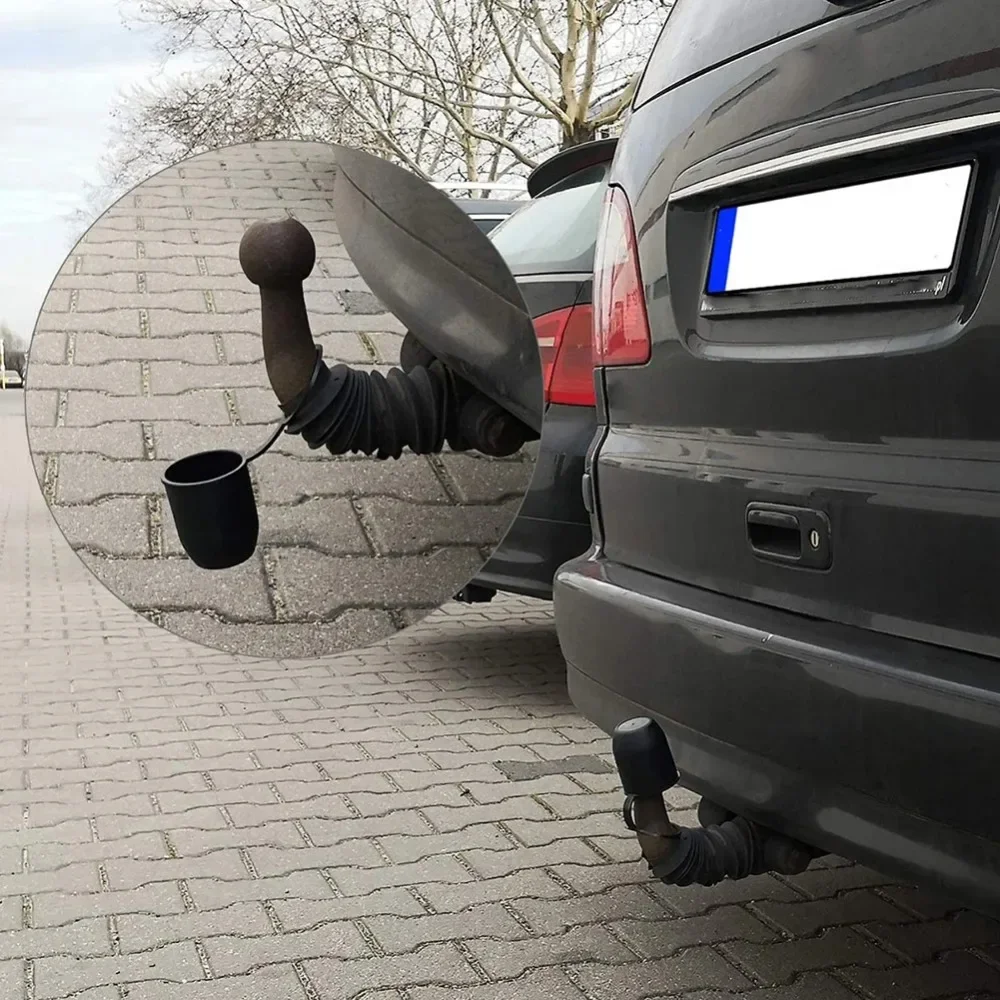 2PCS Universal Trailer Hitch Ball Tow Bar Cover Protection Cap For Caravan Truck Car Trailer Towball Protective Cover