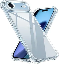 Ultra - Thin Transparent TPU Shockproof Phone Case - Clear Protective Shell Cover for iPhone 16 (Clear)