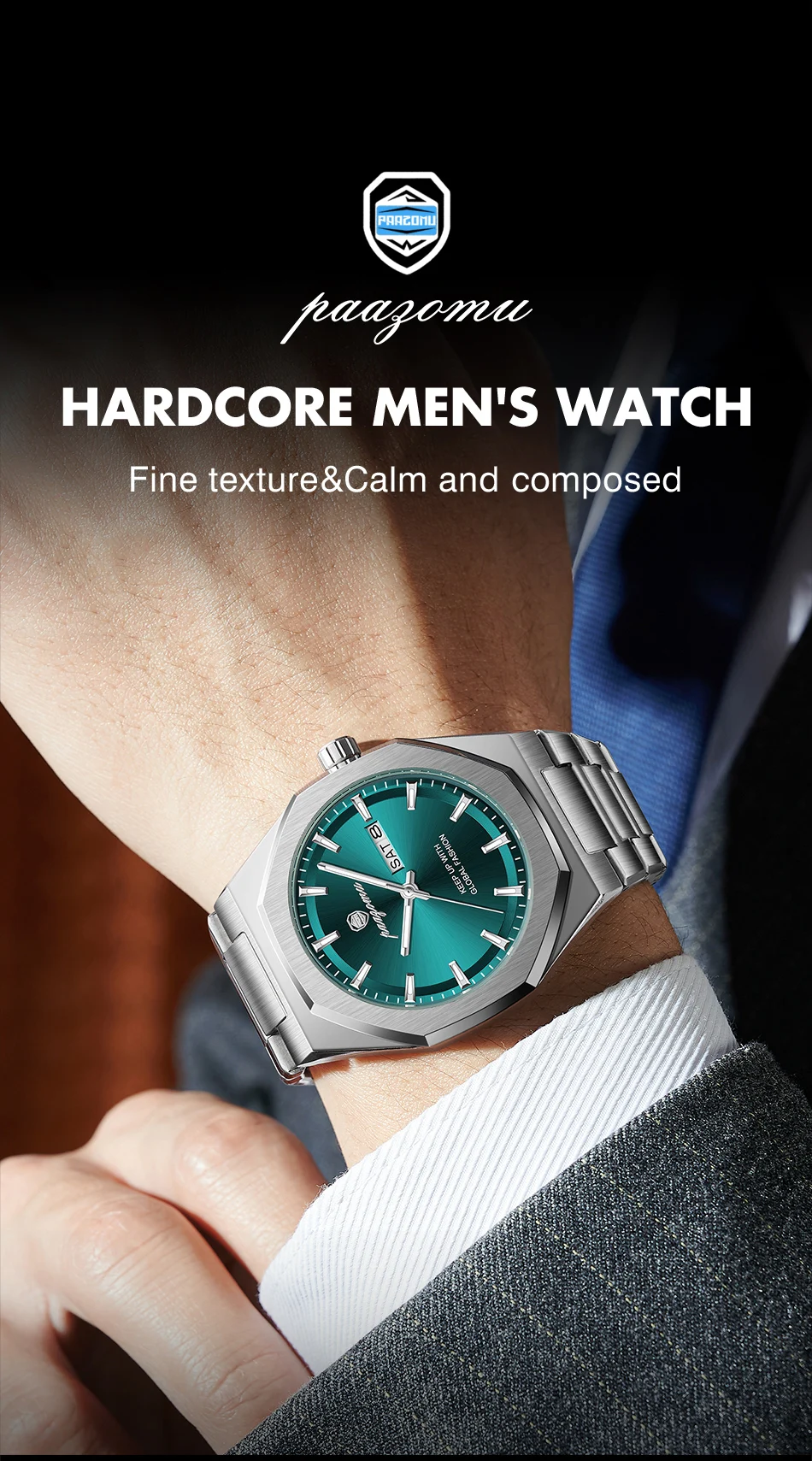 Reloj PAAZOMU vista frontal