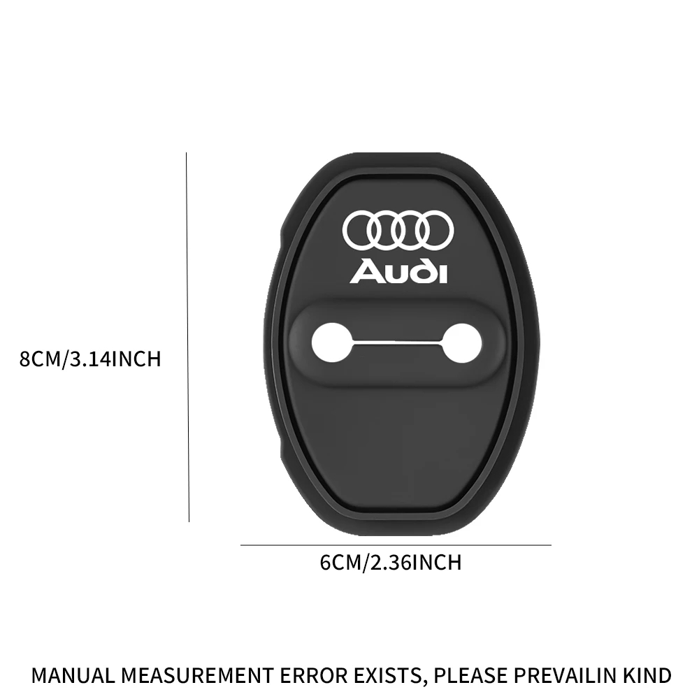 Premium Silicone Car Door Lock Anti-Collision Covers - Set of 2/4Pcs