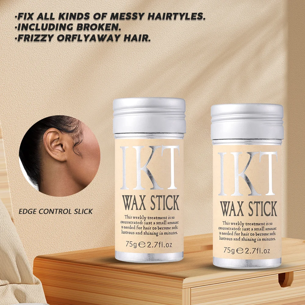 Hair Wax for Flyaway Hair Non-greasy Wax Non-greasy Fast Drying Stick for Smooth Styling Quick Wigs para el cabello