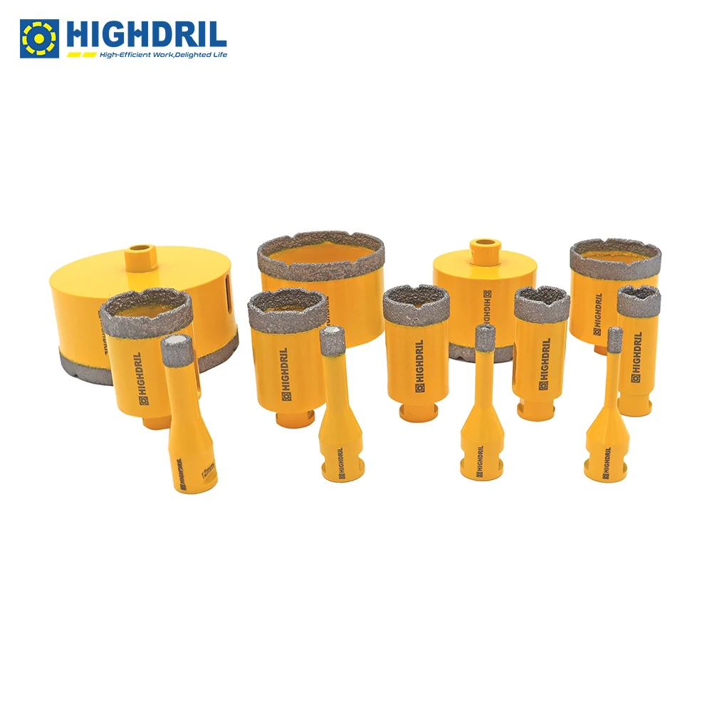 Diaond Core Drill Bits 1/4 Inch (06) Tile Hole Saws With 5/8-11...