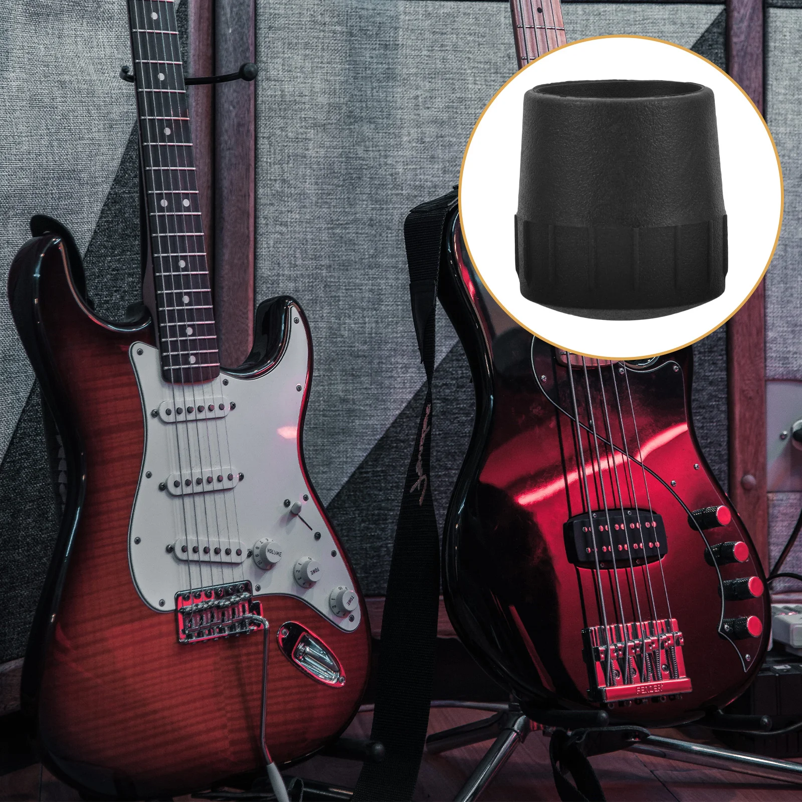 

Guitar Stand Leg Pad Acoustic Guitar Stand Foot Protector Guitar Holder Cover Wrap Felt Pads Silicone Furniture Leg Covers
