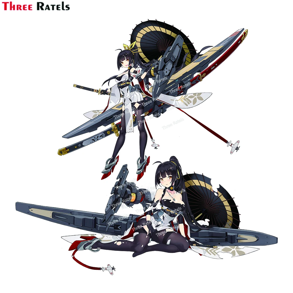 

Three Ratels H656 Akagi синие Мультяшные Стикеры с присягой для украшения автомобилей, комнат, шкафов, письменных столов, компьютера