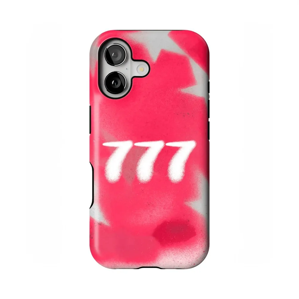 Luxury Double-Layer Back Cover with Stripe Dots Design by Miss Angel