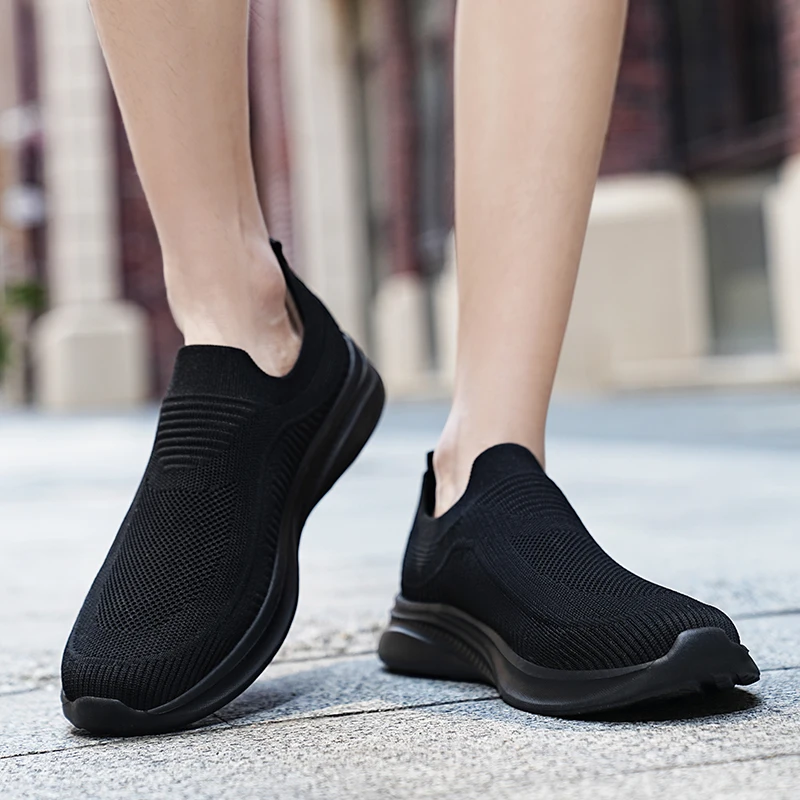 Men's Shoes New Mesh Casual Socks Short and Chubby Sports Shoes Popular Flat Bottomed Pants Cheap Running Shoes Men's Shoe Brand 3