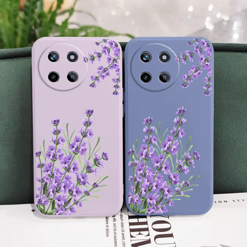 Romantic Grass Liquid Silicone Phone Case