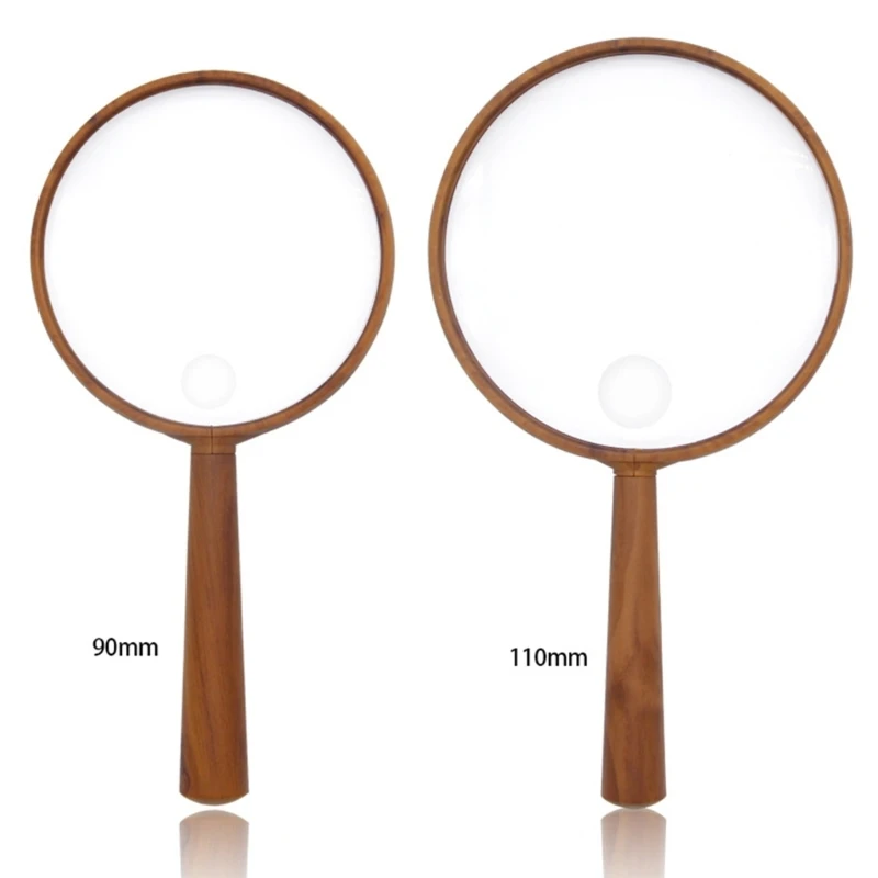 

Handle Magnifier 5.0X/20X 10X/30X Handheld Reading Glass for Reading, Jewellery, Inspection, Science