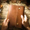 Genuine Leather Notebook Vintage Cowhide Notepad Creative Women/Men Sketchbook Diary Notebook New Book Protection with Inserts 1