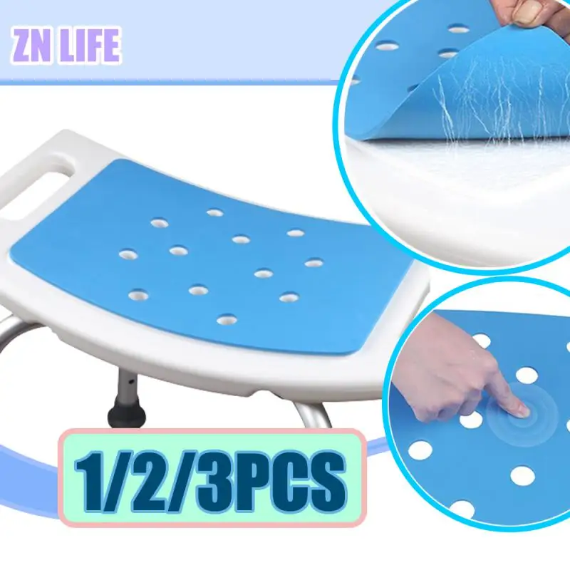 

Non-slip Elderly Folding Bath Chair Cushion Bathroom And Shower Chair Blue Furniture Stool Shower Bench Non-slip Chair Mat New