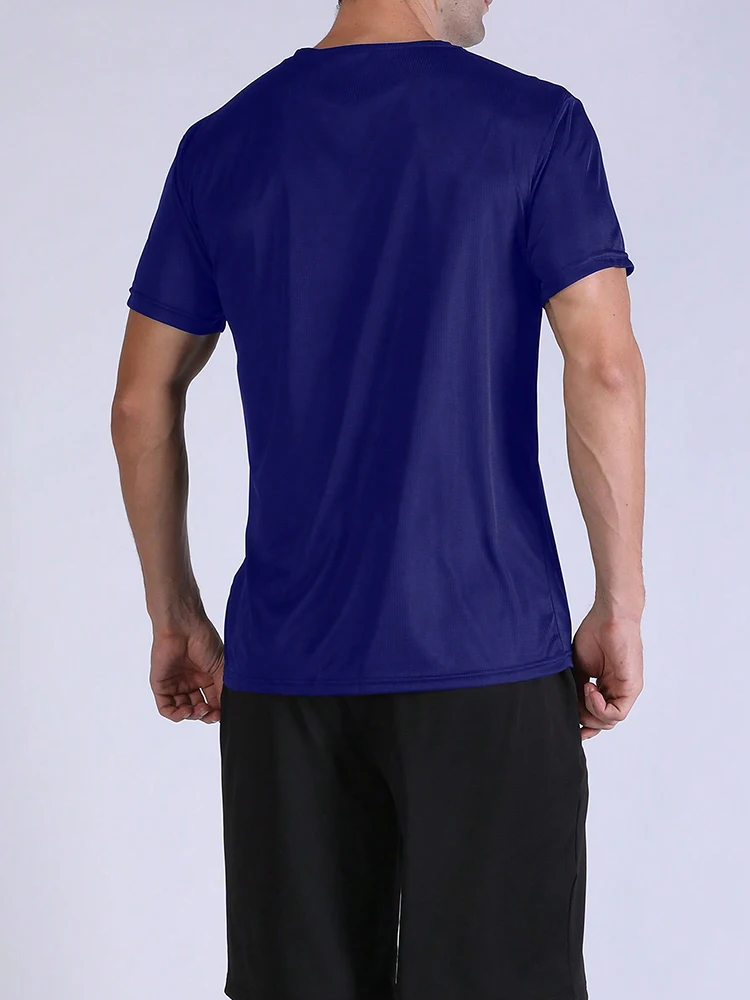 Men's Solid Color Ultralight Quick Dry Sport T-Shirt Breathable Lightweight Top For Fitness Training Workout Running Gym sport t shirt,running t shirt,running t shirts,men t shirts
