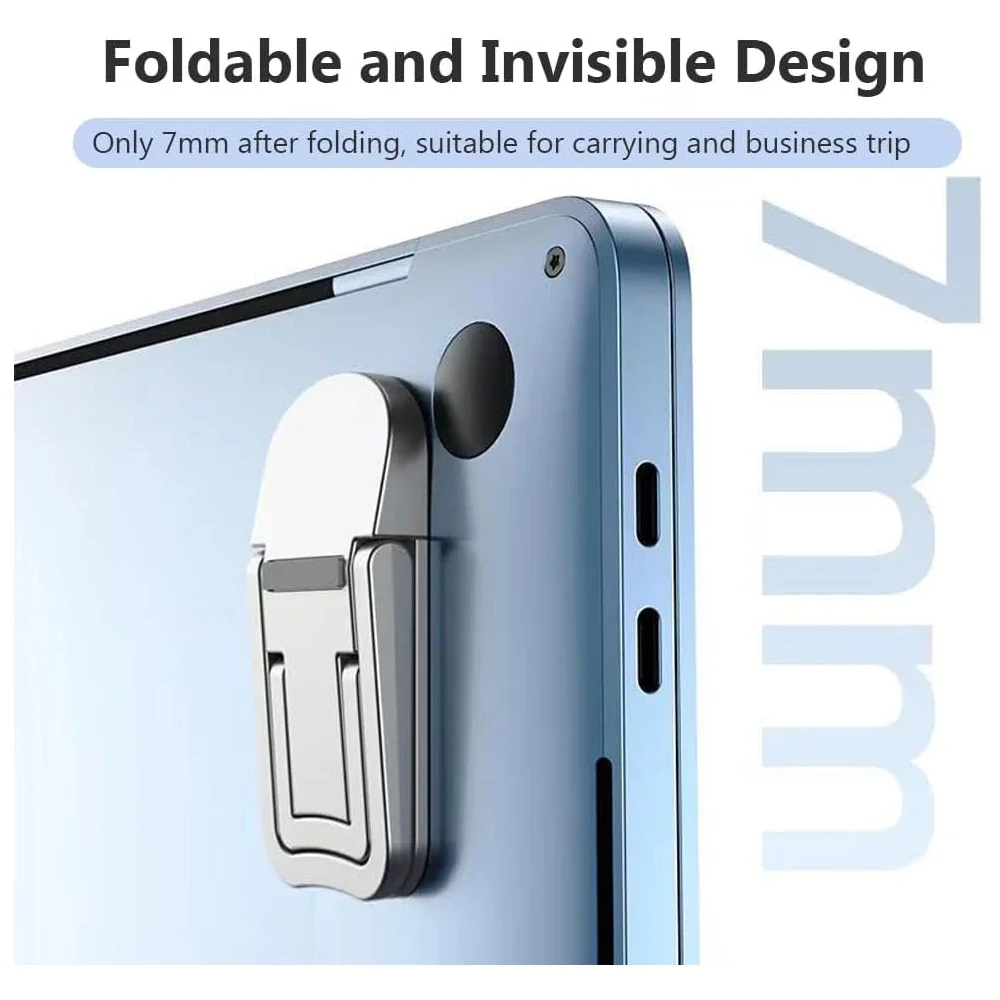 Foldable Portable Laptop and Tablet Stand Set - Adjustable Riser and Cooling Bracket