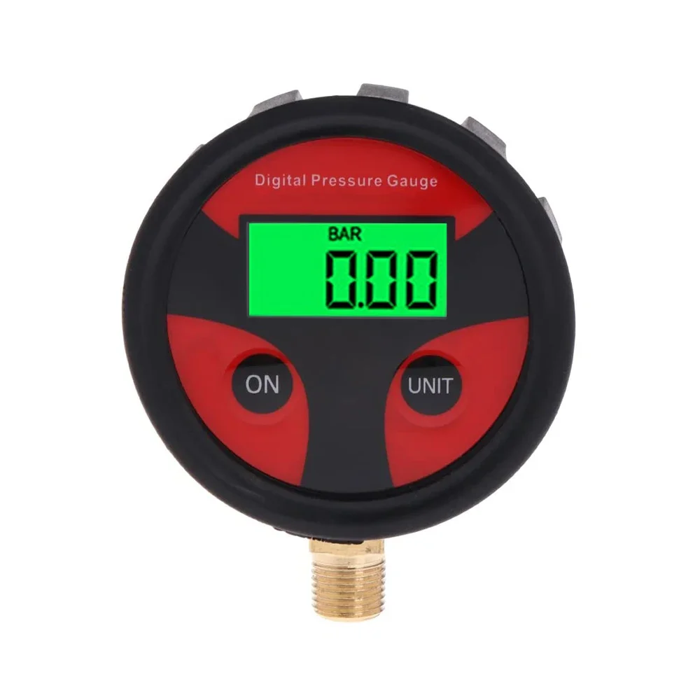High-Accuracy Digital Tire Pressure Gauge with LED Display and Light