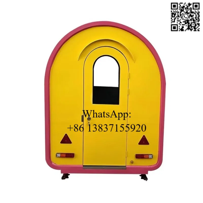 Rimorchio per Catering Personalizzato Standard UE, Furgone Mobile per Alimenti con Attrezzature per Pizza, Hot Dog, Hamburger e Gelato - immagine 2
